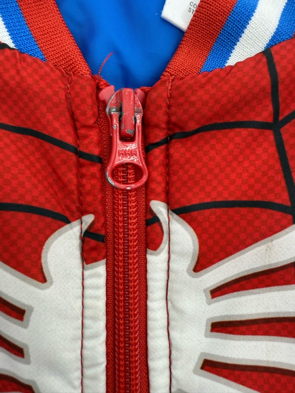 Marvel Boys Spider-Man Varsity Bomber Jacket Size 8 - Picture 5 of 10